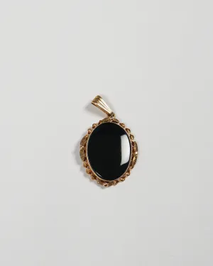 10k Gold x Onyx Charm