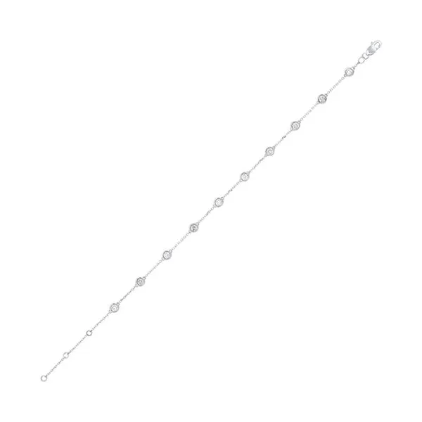14KT White Gold Stunning Bracelet