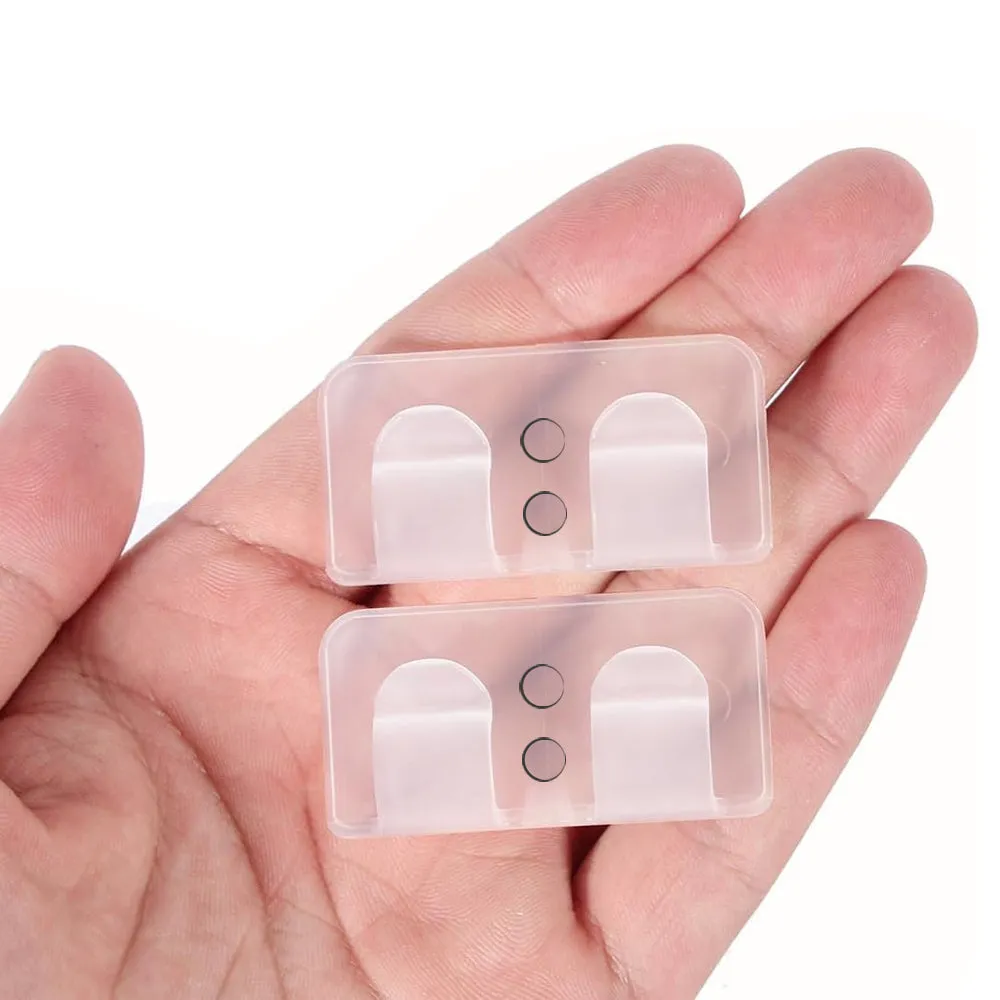 20Pcs Self-Adhesive Hooks for String Lights Clips Indoor Outdoor Cable Clips Holders Cord Organizer