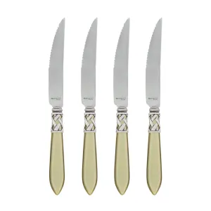 Aladdin Antique Chartreuse Steak Knives (Set of 4)