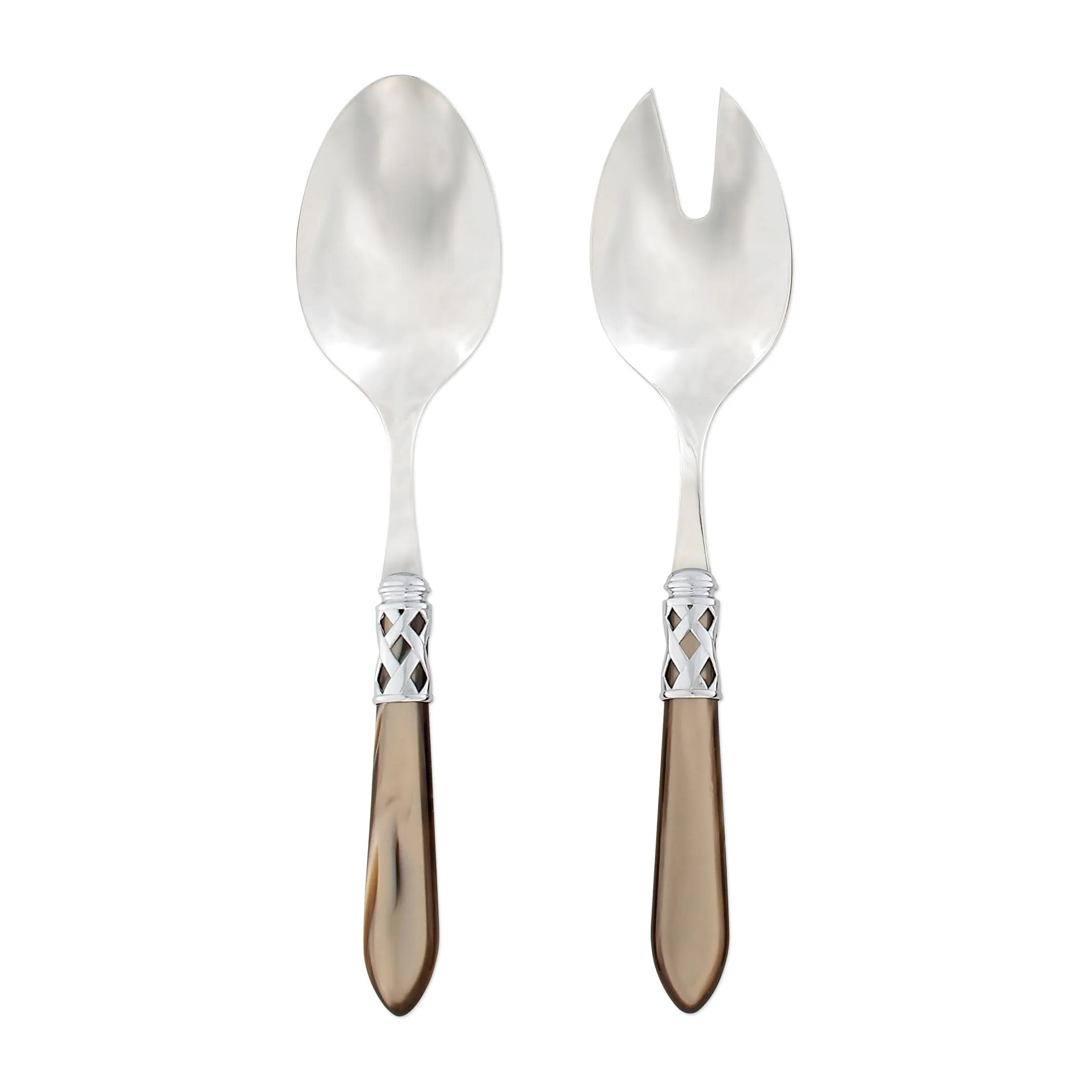 Aladdin Brilliant Taupe Salad Server Set