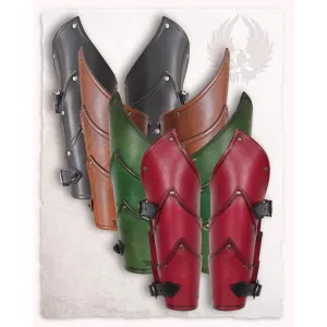 Alistair leather bracers