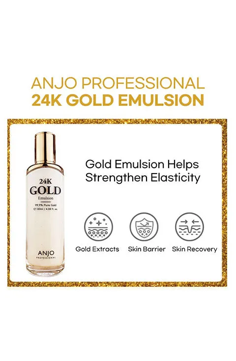 [ANJO] Professional 24K Gold Emulsion (120mL/4.06 fl.oz)