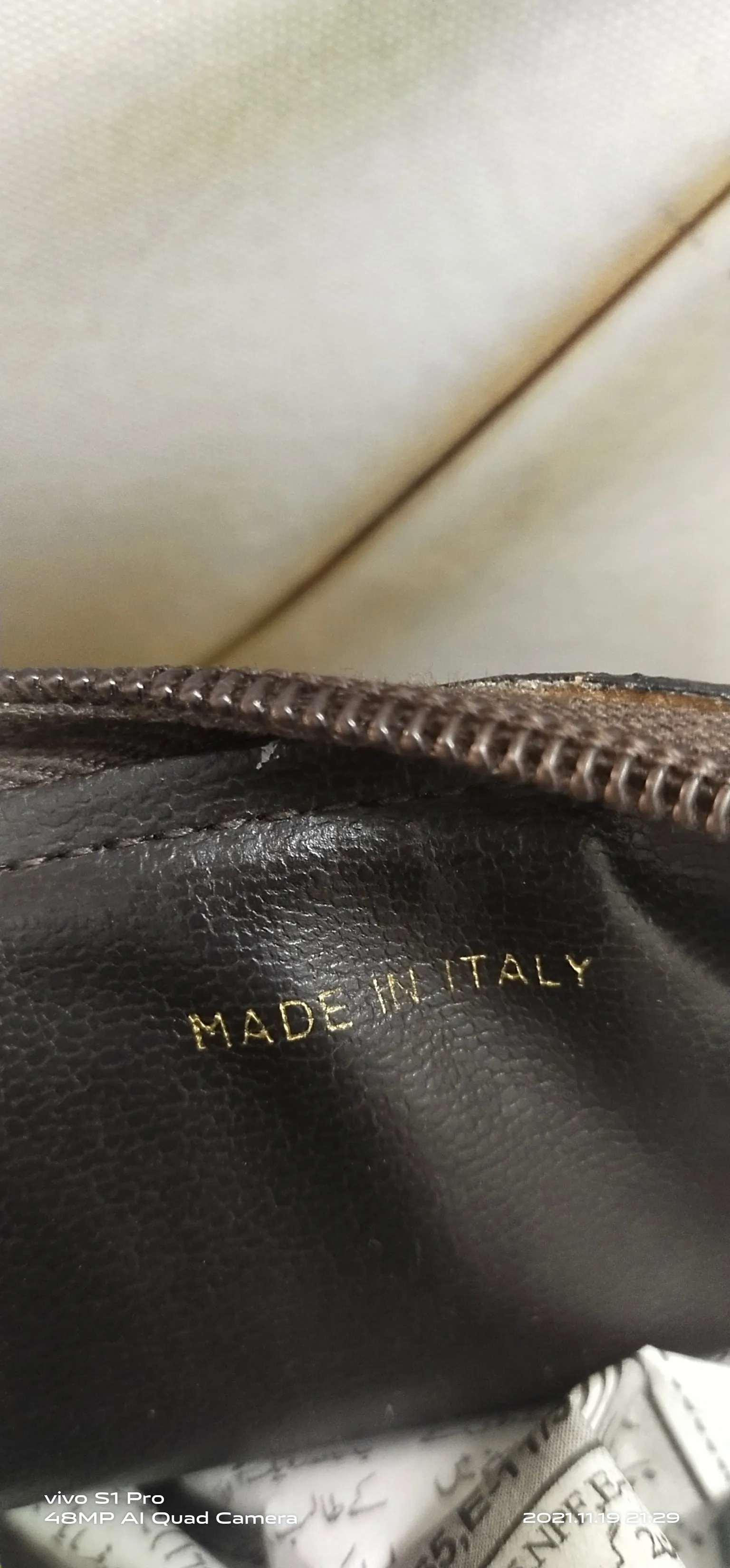 Authentic 70s Celine Made in France Monogram Canvas Duffle Bag