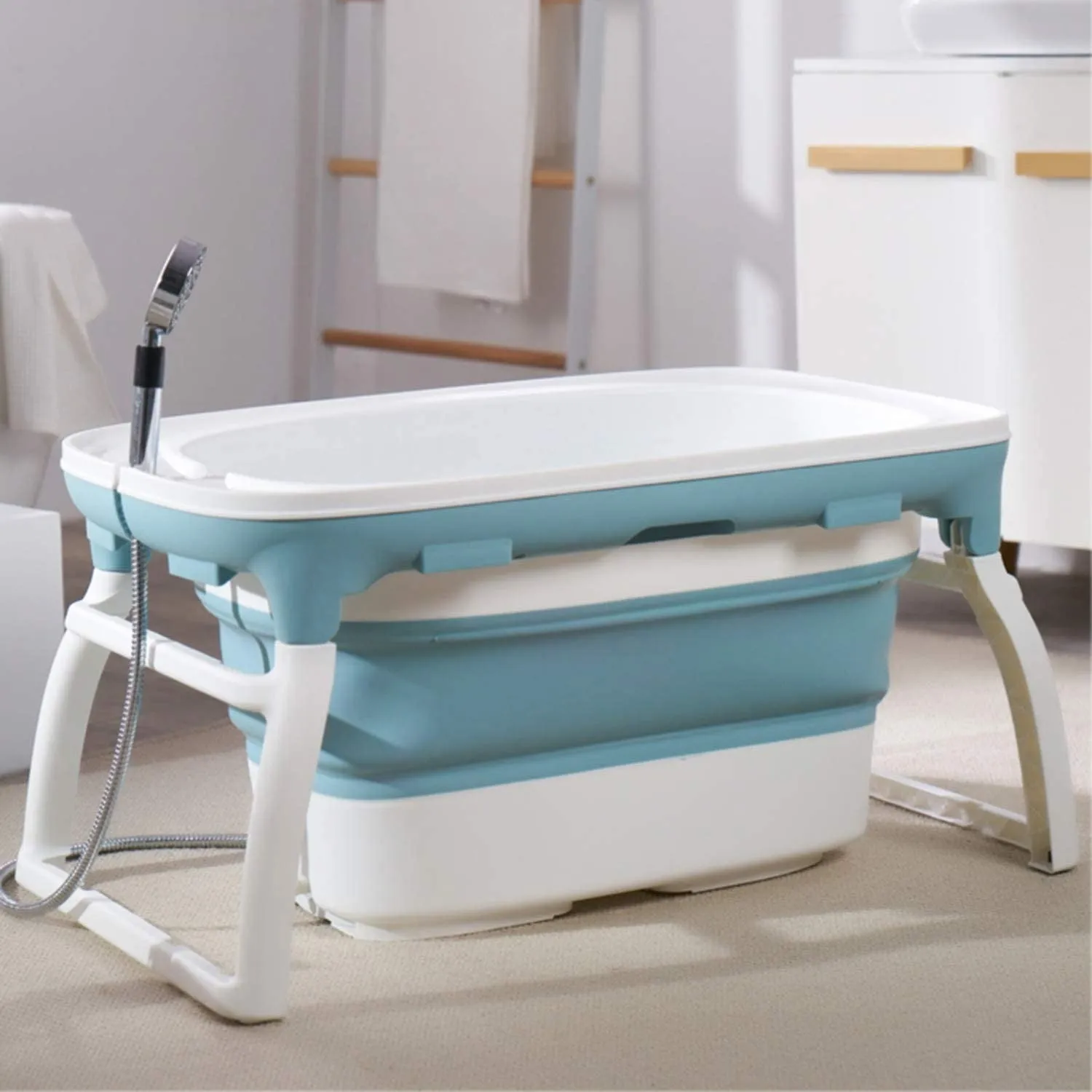 Baby Bath tub Large Portable Folding Collapsible Baby Bathtub