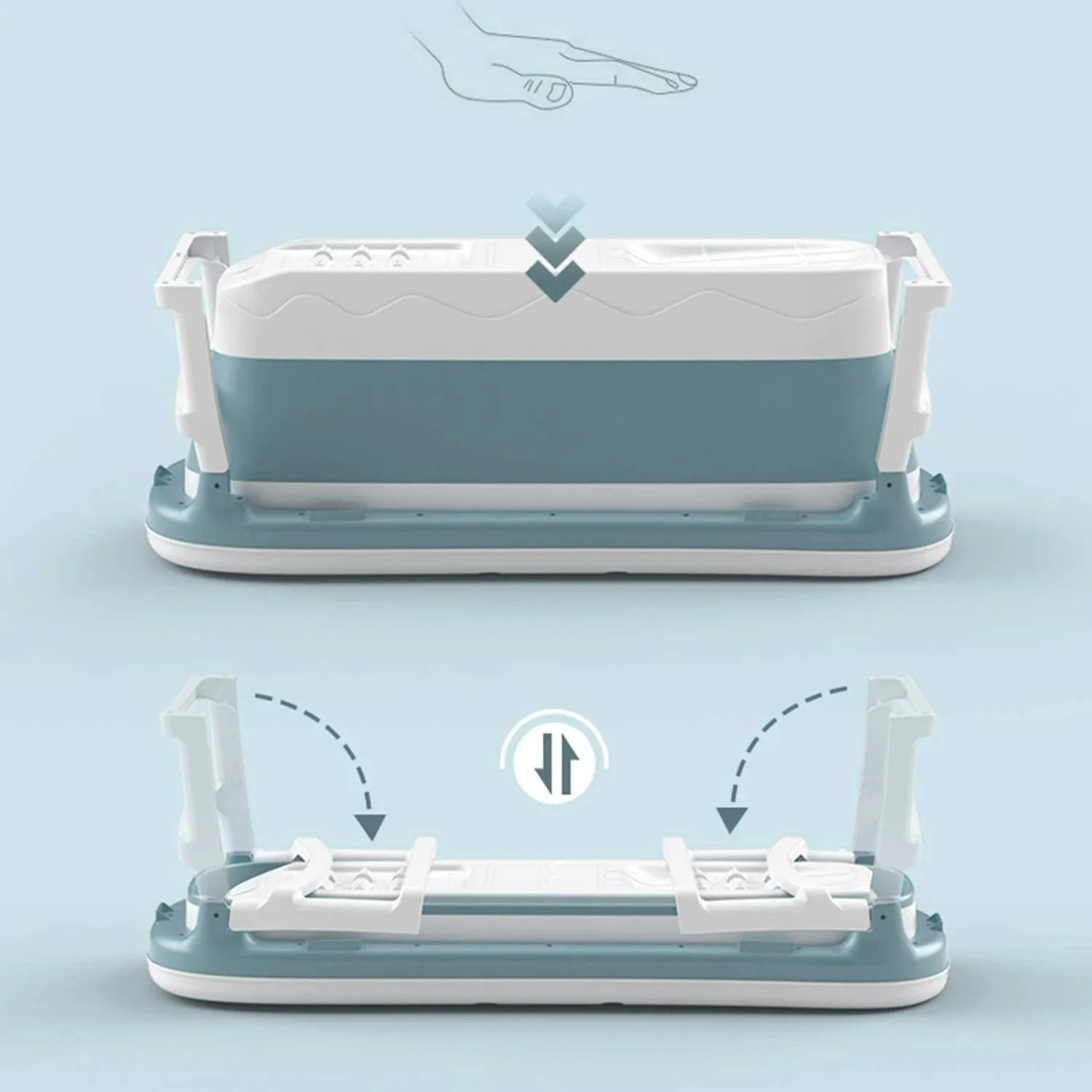 Baby Bath tub Large Portable Folding Collapsible Baby Bathtub
