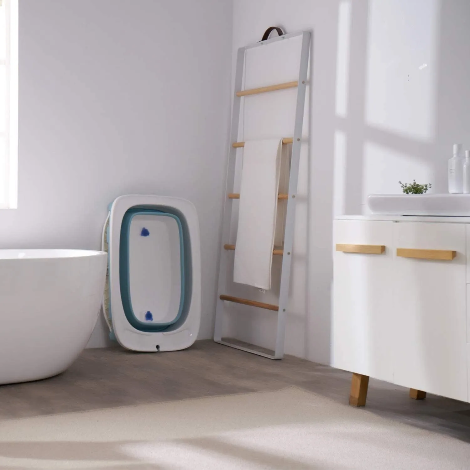 Baby Bath tub Large Portable Folding Collapsible Baby Bathtub