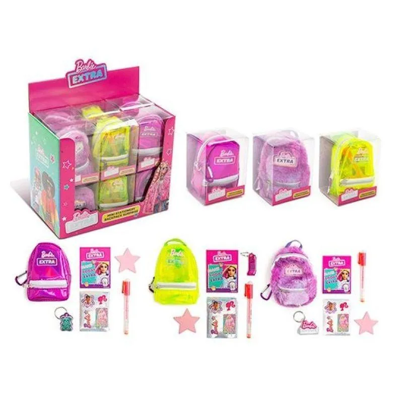 Barbie Extra Stationery Backpack Surprise