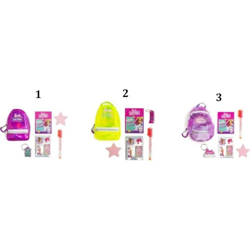 Barbie Extra Stationery Backpack Surprise