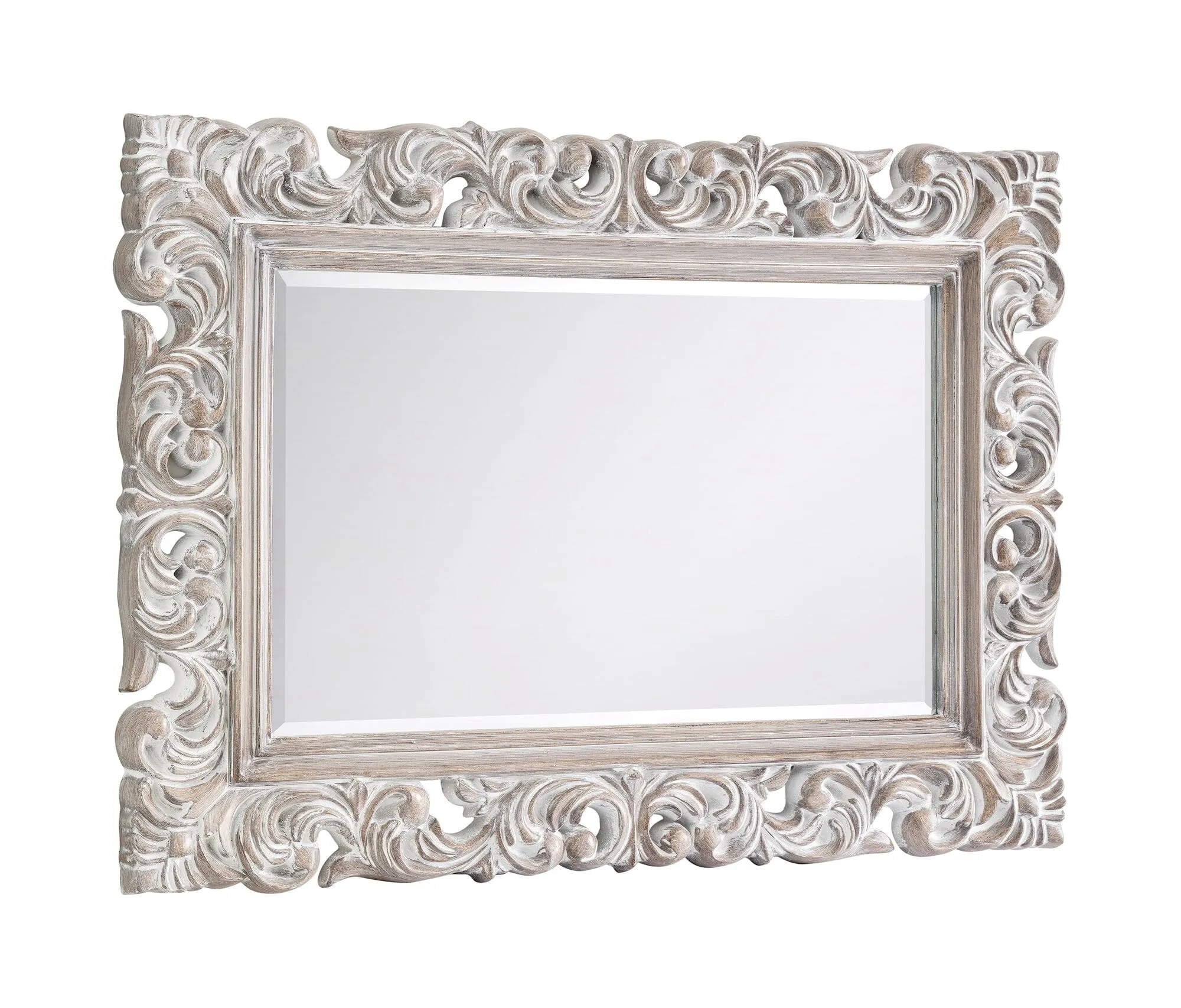 BAROQUE DISTRESSED WALL MIRROR