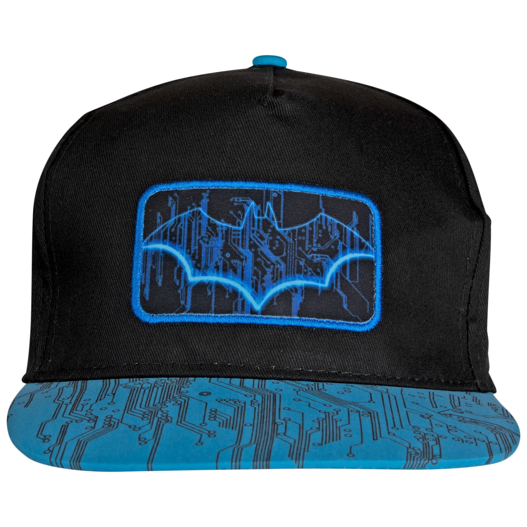 Batman Blue Bat Symbol Snapback Hat