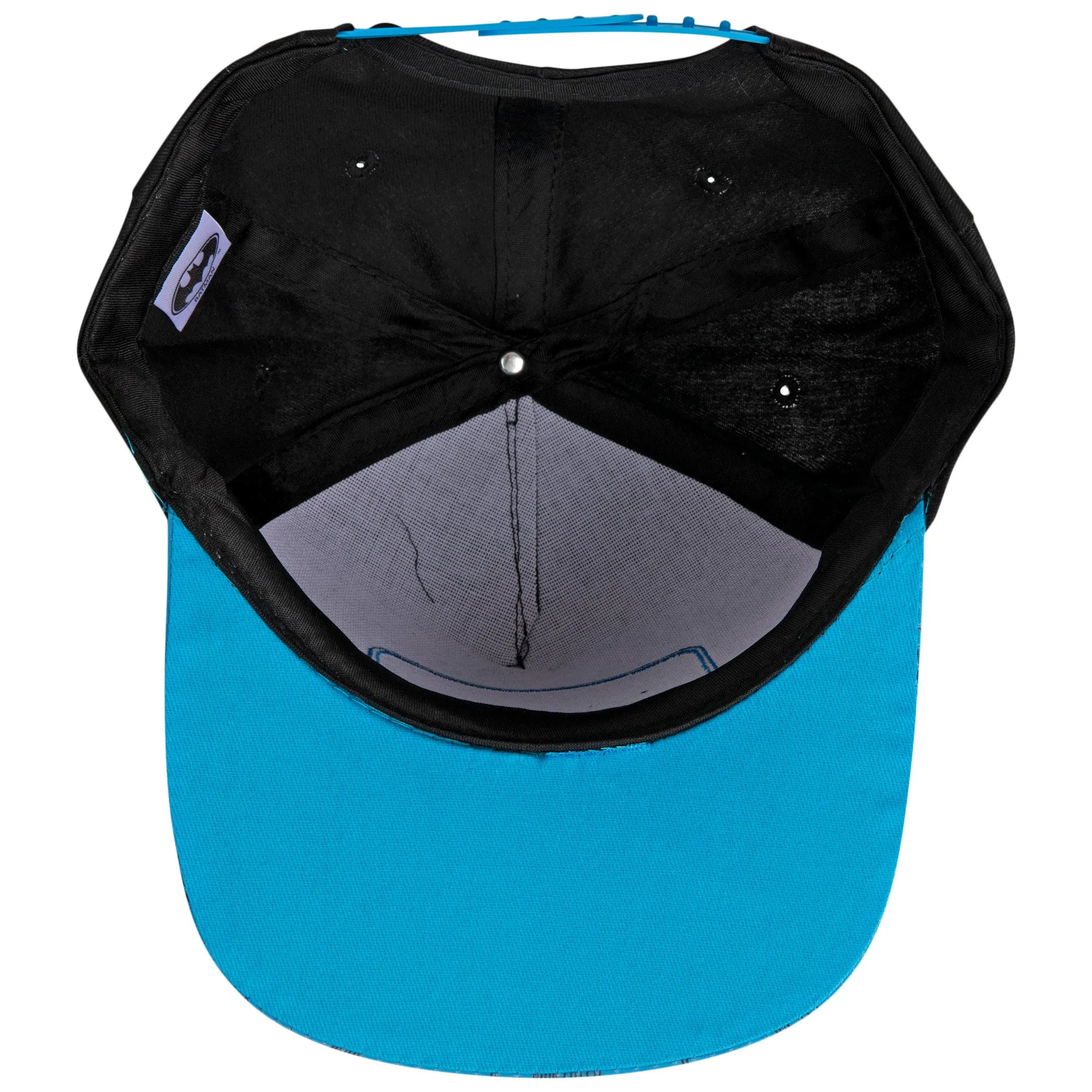 Batman Blue Bat Symbol Snapback Hat