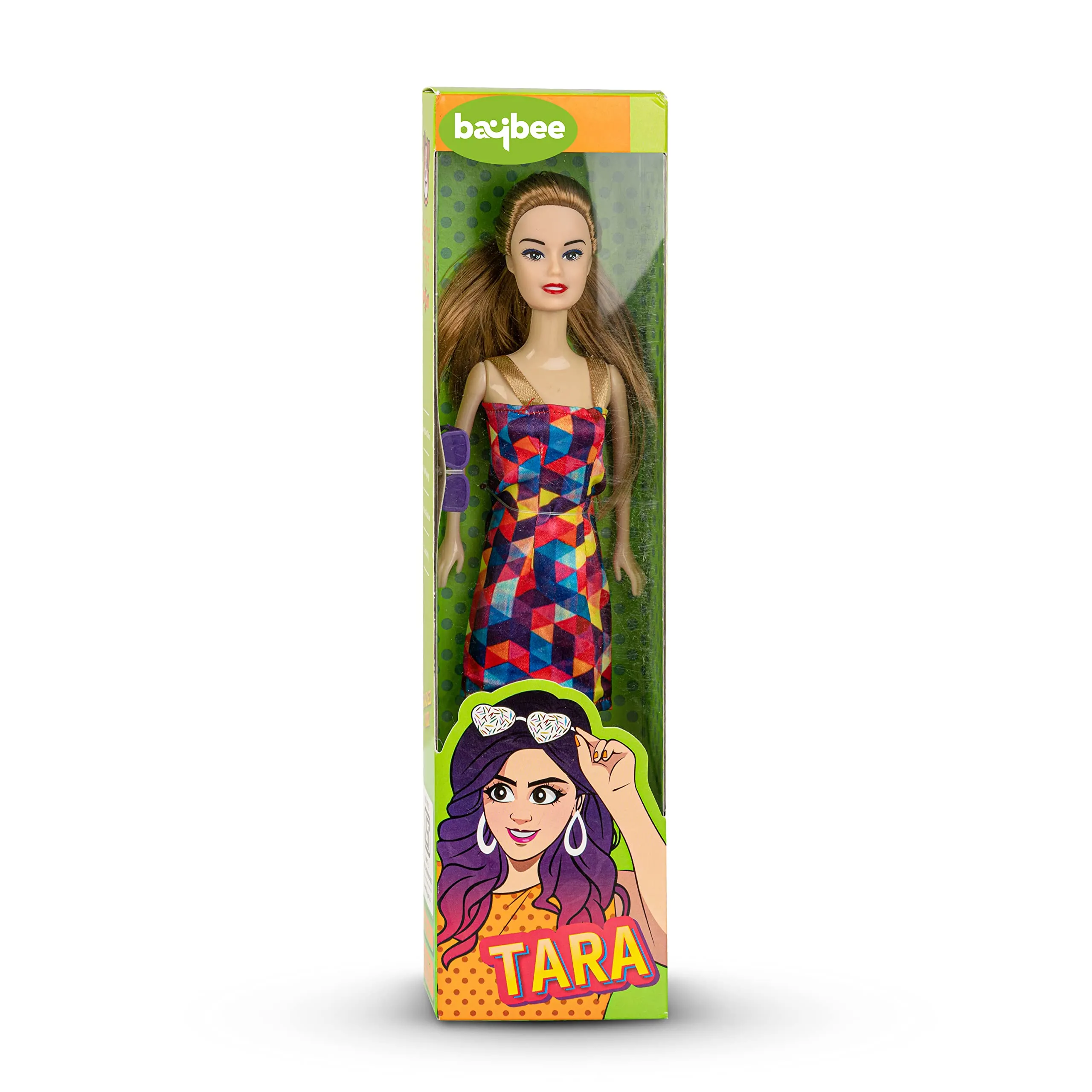 BAYBEE Little Princess Doll for Girls Dressup Toys Girls Doll Set Foldable Hands & Legs Girl Doll with Fashion Accessories Doll House Kids playset
