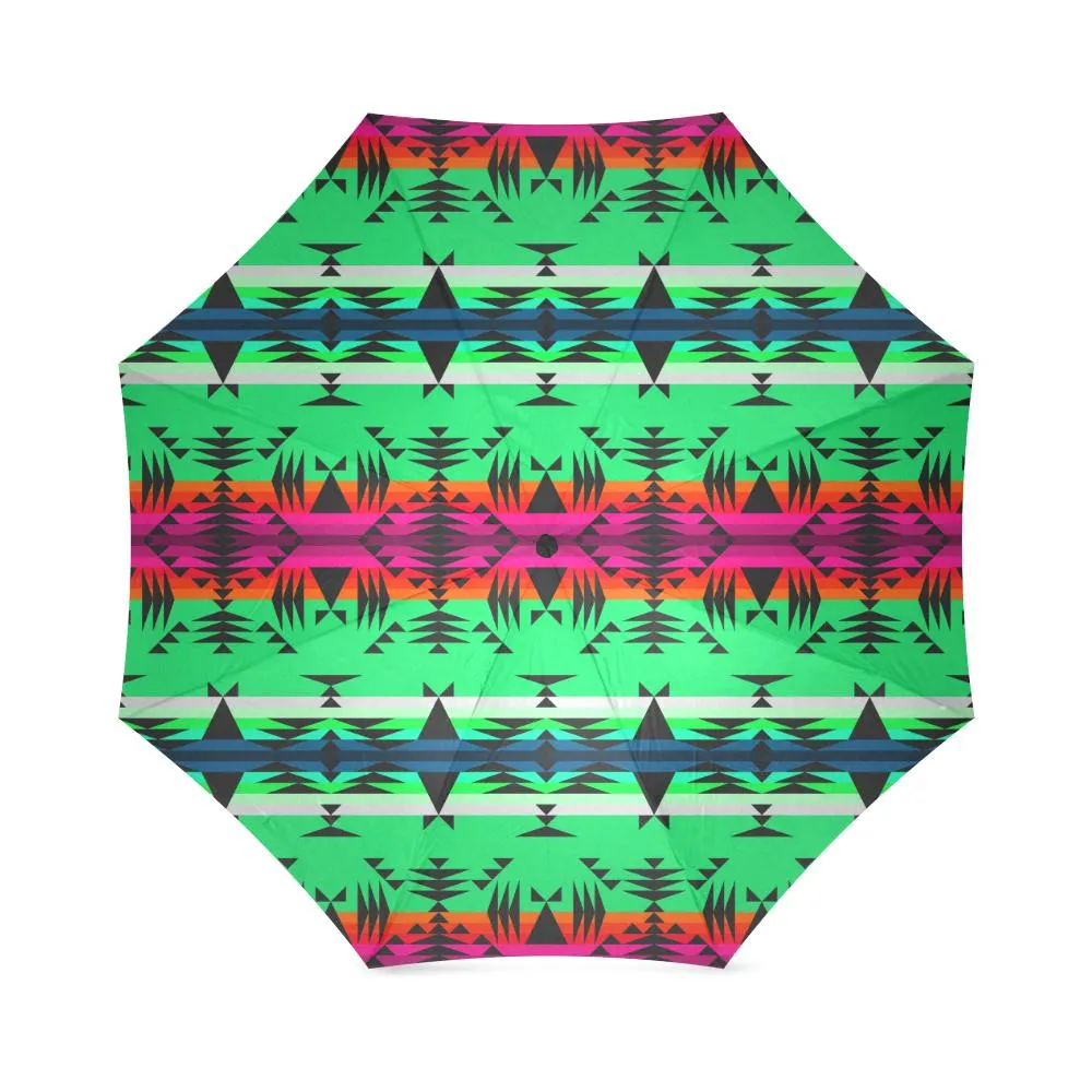 Between the Mountains Deep Lake Foldable Umbrella