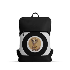 Black Orbit Laptop Backpack Meerkat