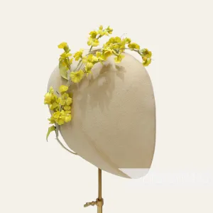 'Braylee' Vintage 1960s Cotton Petite Wired Flower Branch