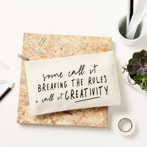 Break The Rules Pencil Case