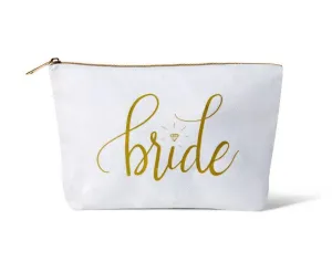 Bride Canvas Makeup Bag - Diamond