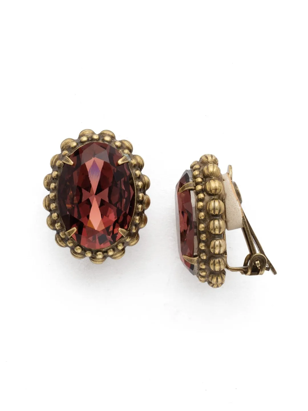 Camellia Clip Earring