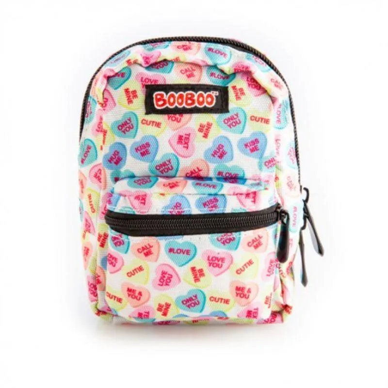 Candy Hearts BooBoo Mini Backpack - 11cm x 5cm x 15cm