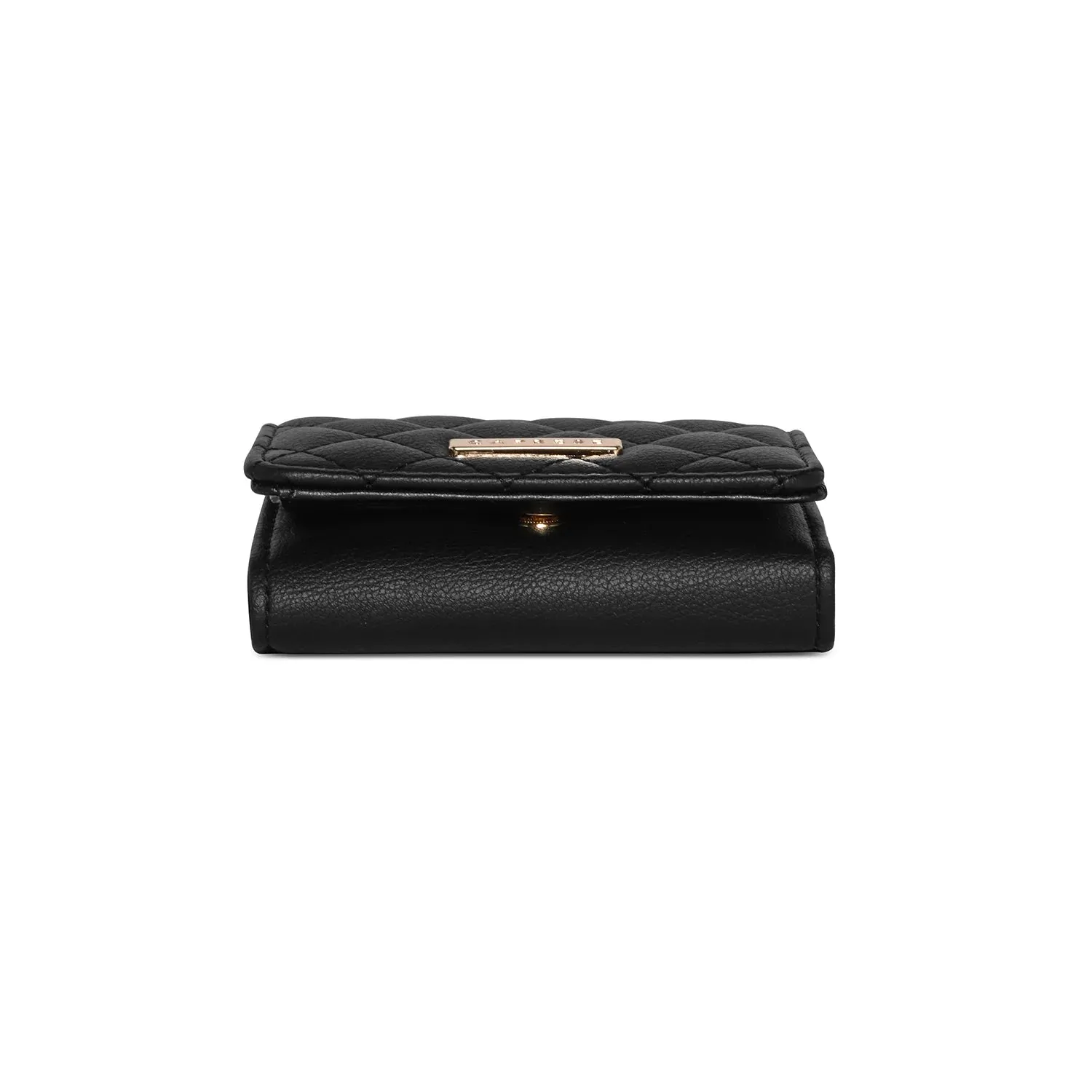 Caprese Erica Flap Wallet Small Black