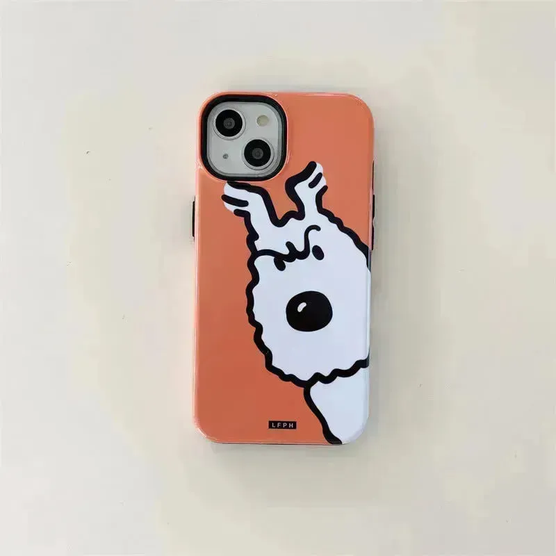 Cartoon Cute Probe Dog Phone Case
