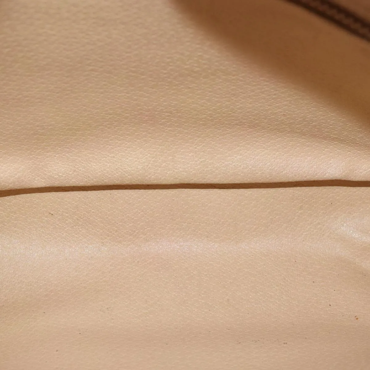 CELINE Macadam Canvas Clutch Bag PVC Brown Auth bs14884
