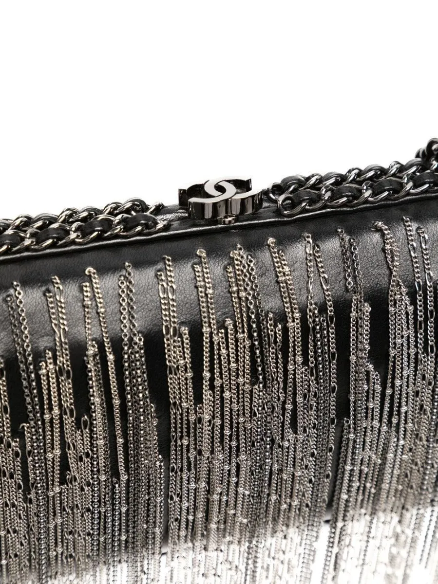 CHANEL Chain Detail Clutch Bag