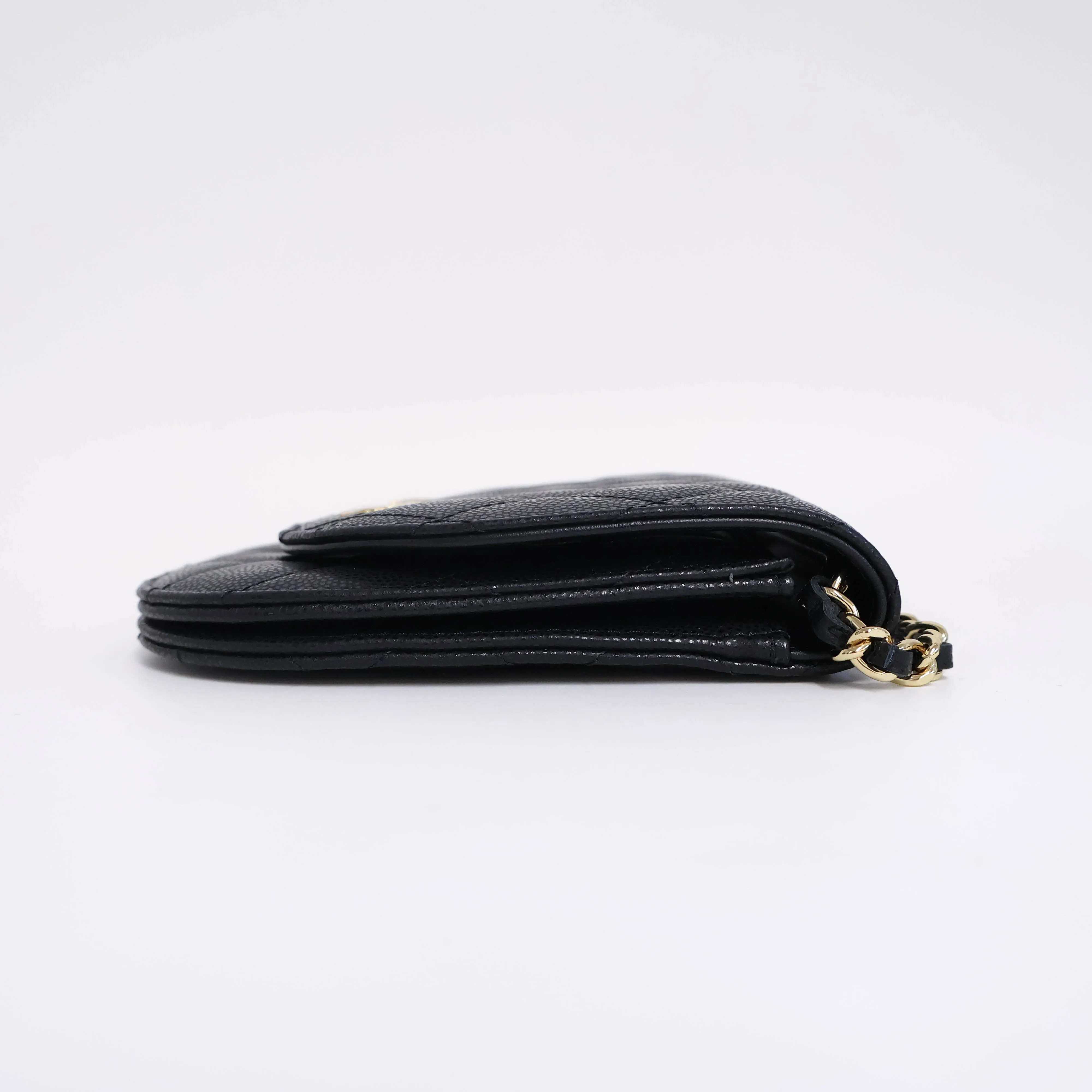 Chanel Flap Bag With Chain Black Star GHW