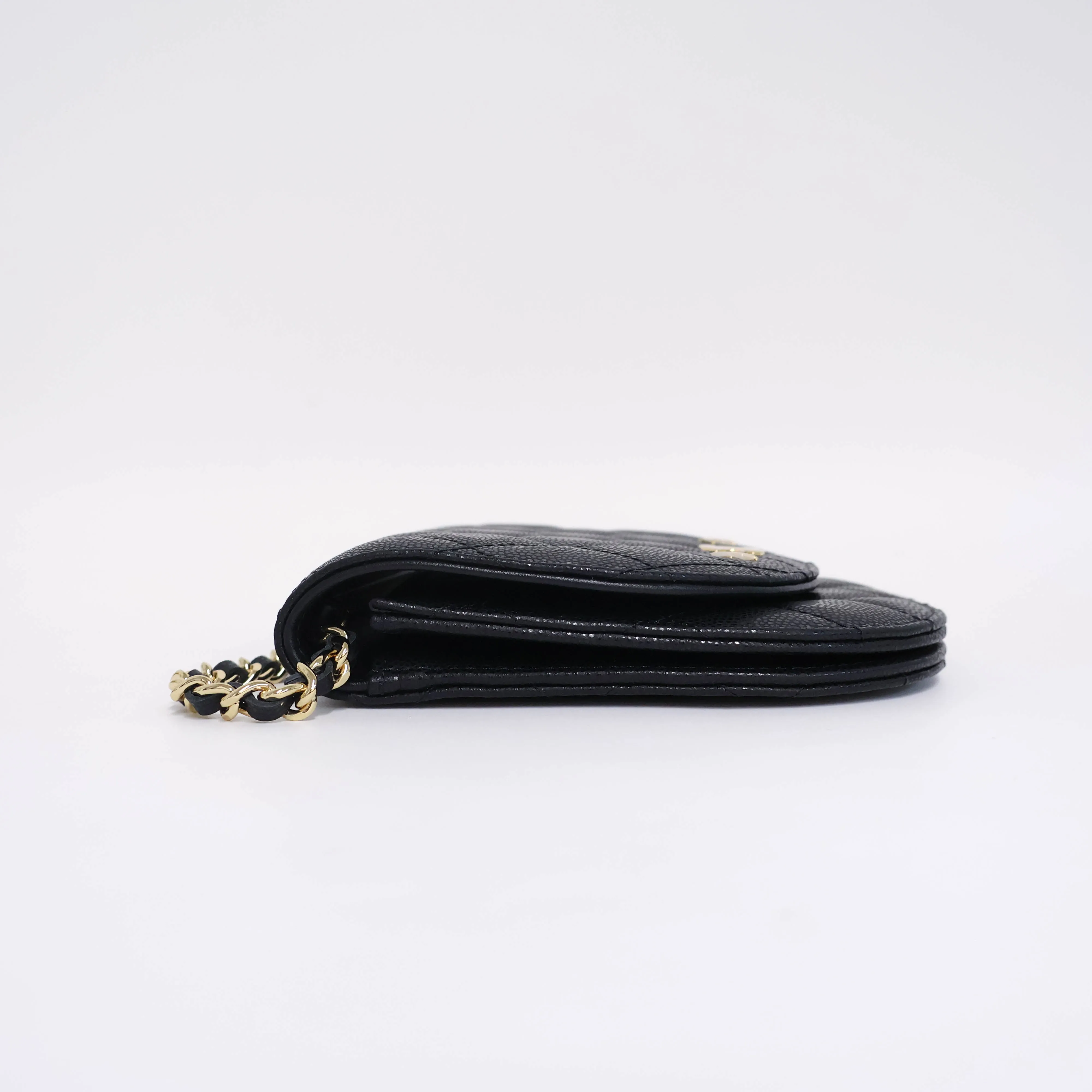 Chanel Flap Bag With Chain Black Star GHW