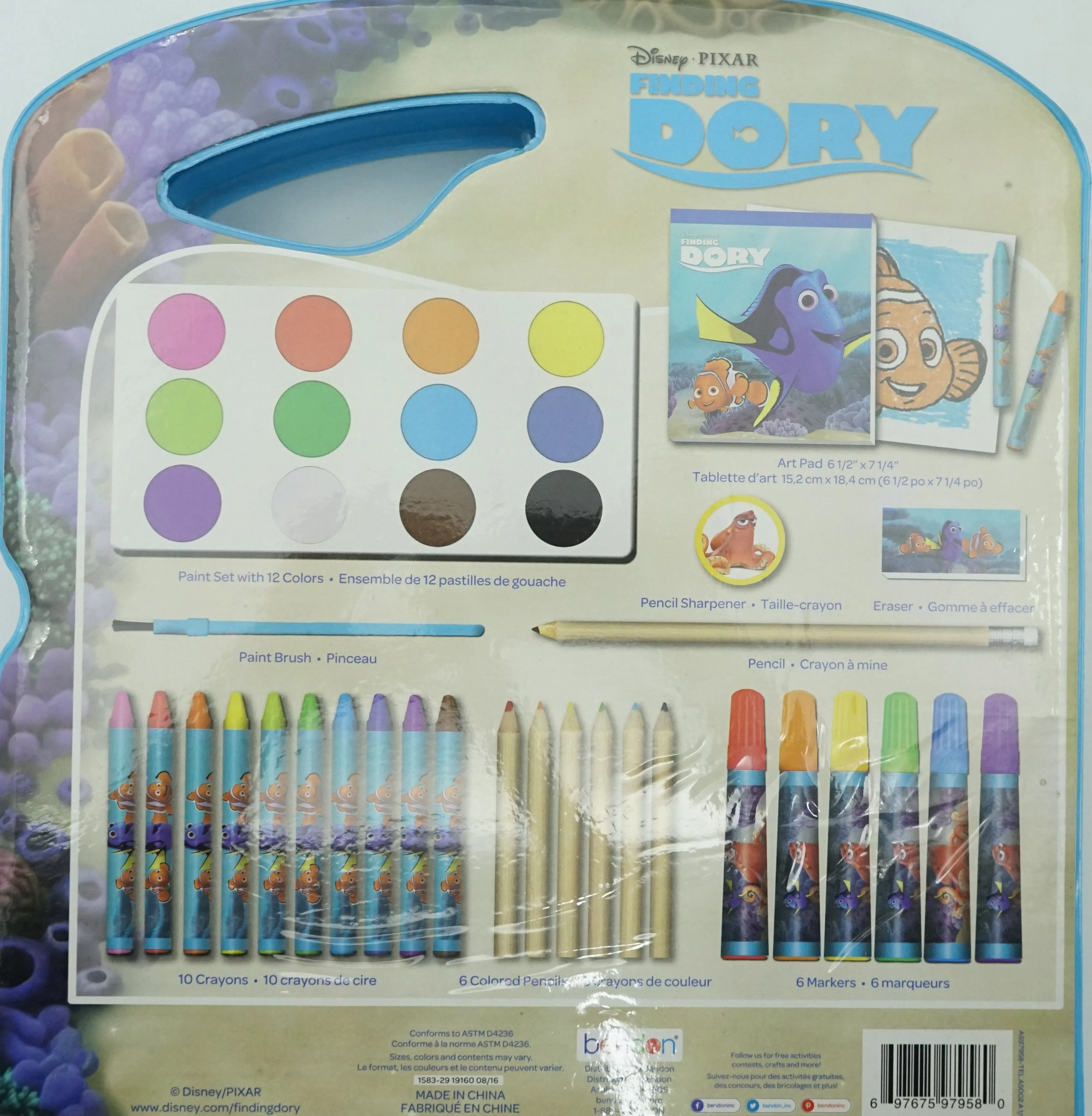 Character Case Large Dory Bilingual