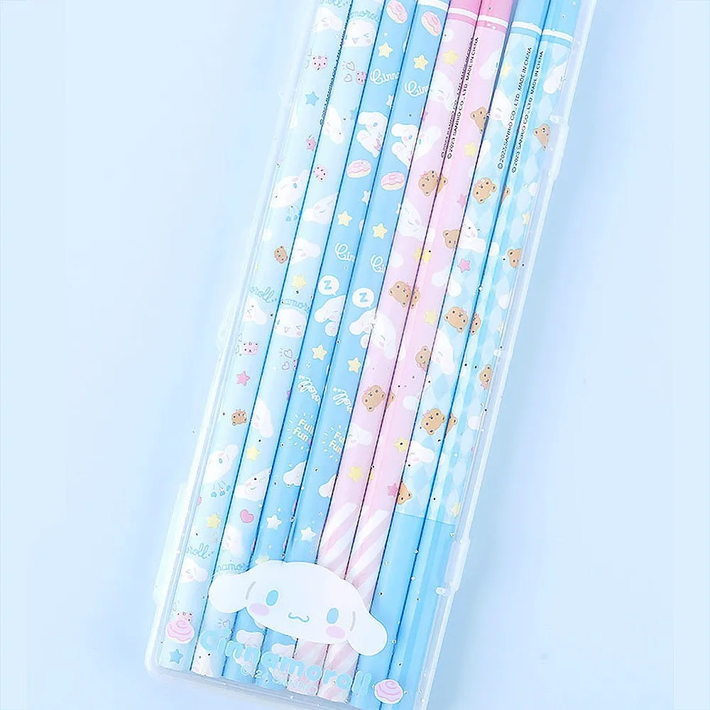 Cinnamoroll 8pcs Pencils with Case Set