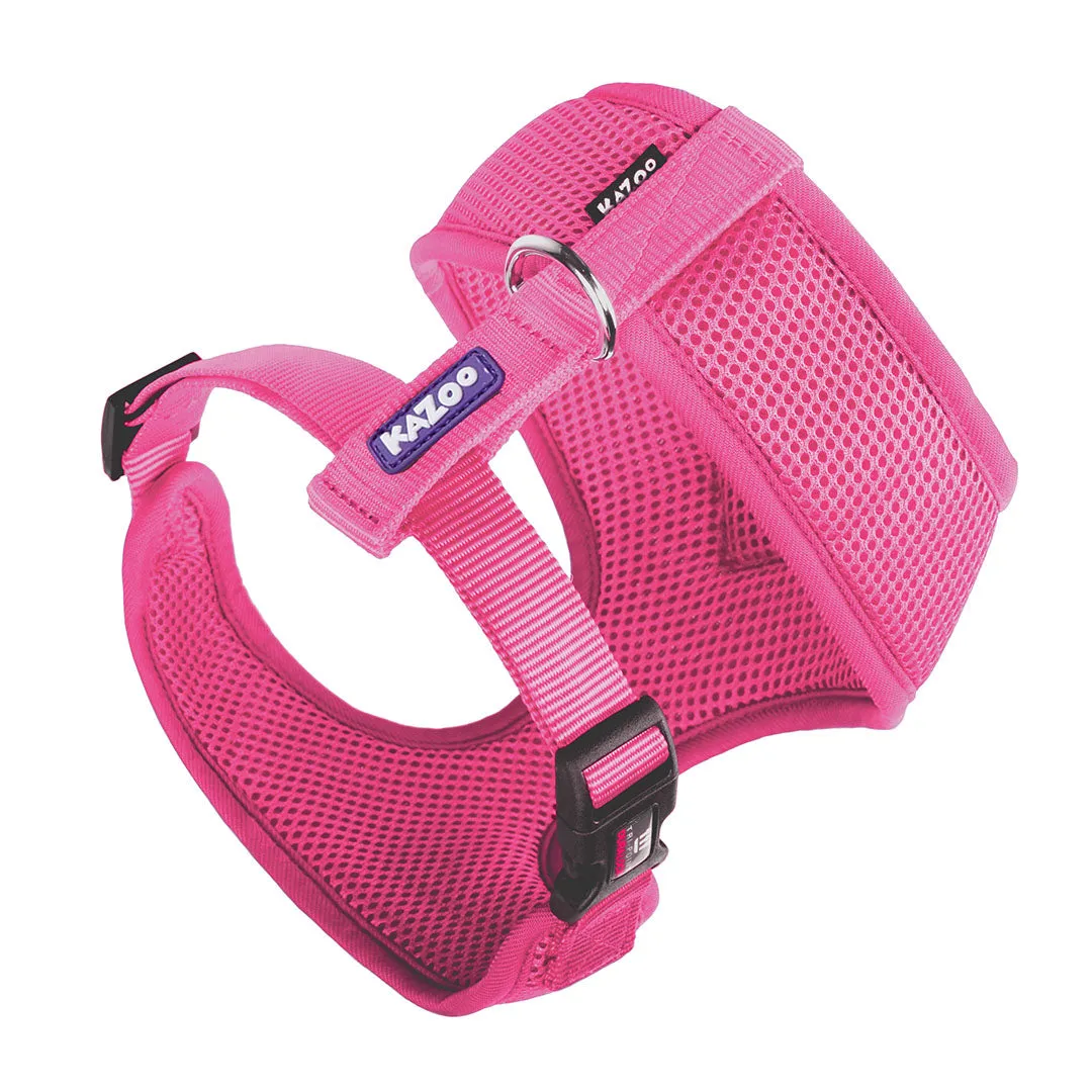 Classic Soft Walking Dog Harness - Pink