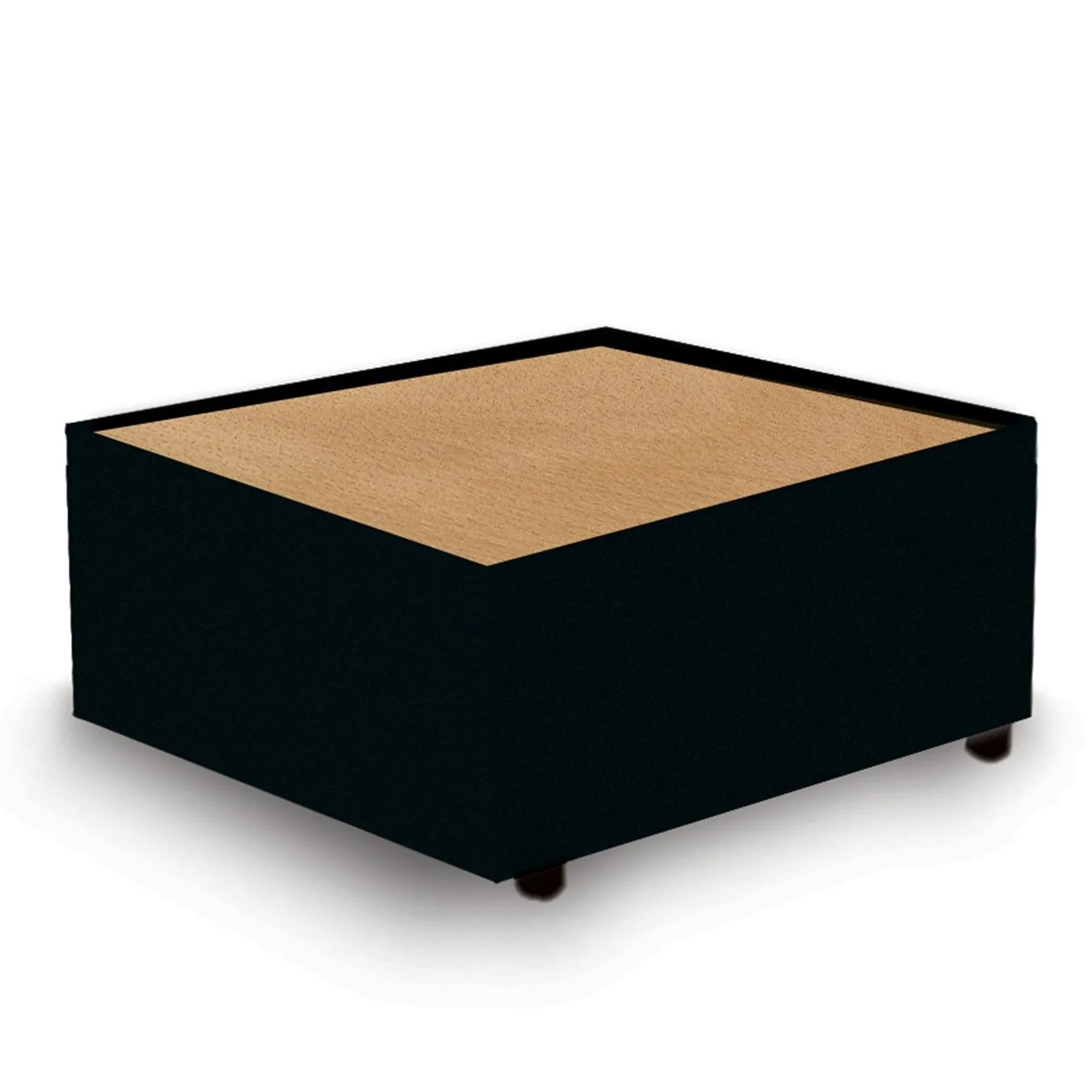 Contemporary Modular Fabric Table Unit with Beech Top