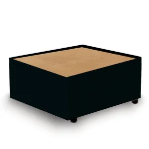 Contemporary Modular Fabric Table Unit with Beech Top
