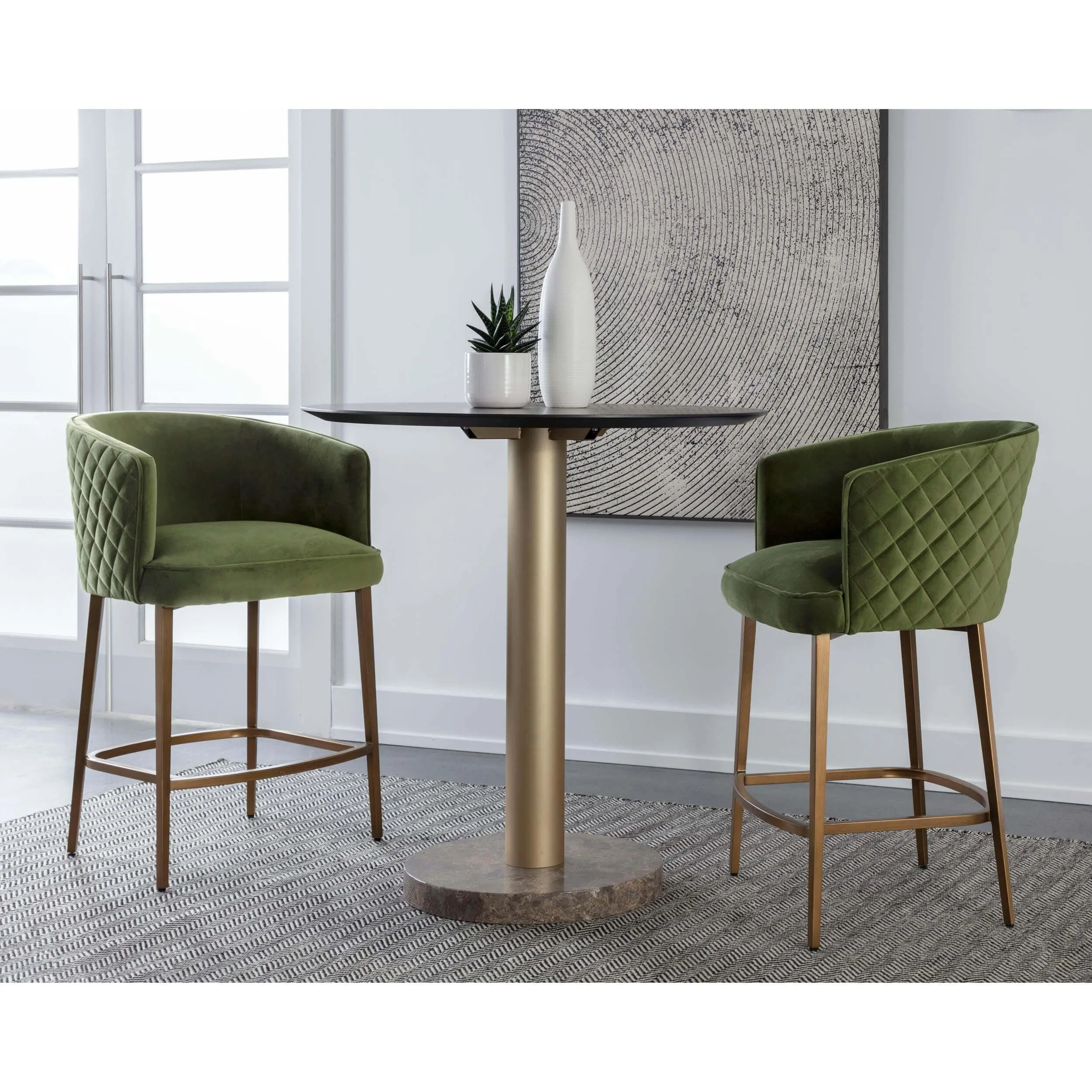 Cornella Counter Stool, Meg Olive