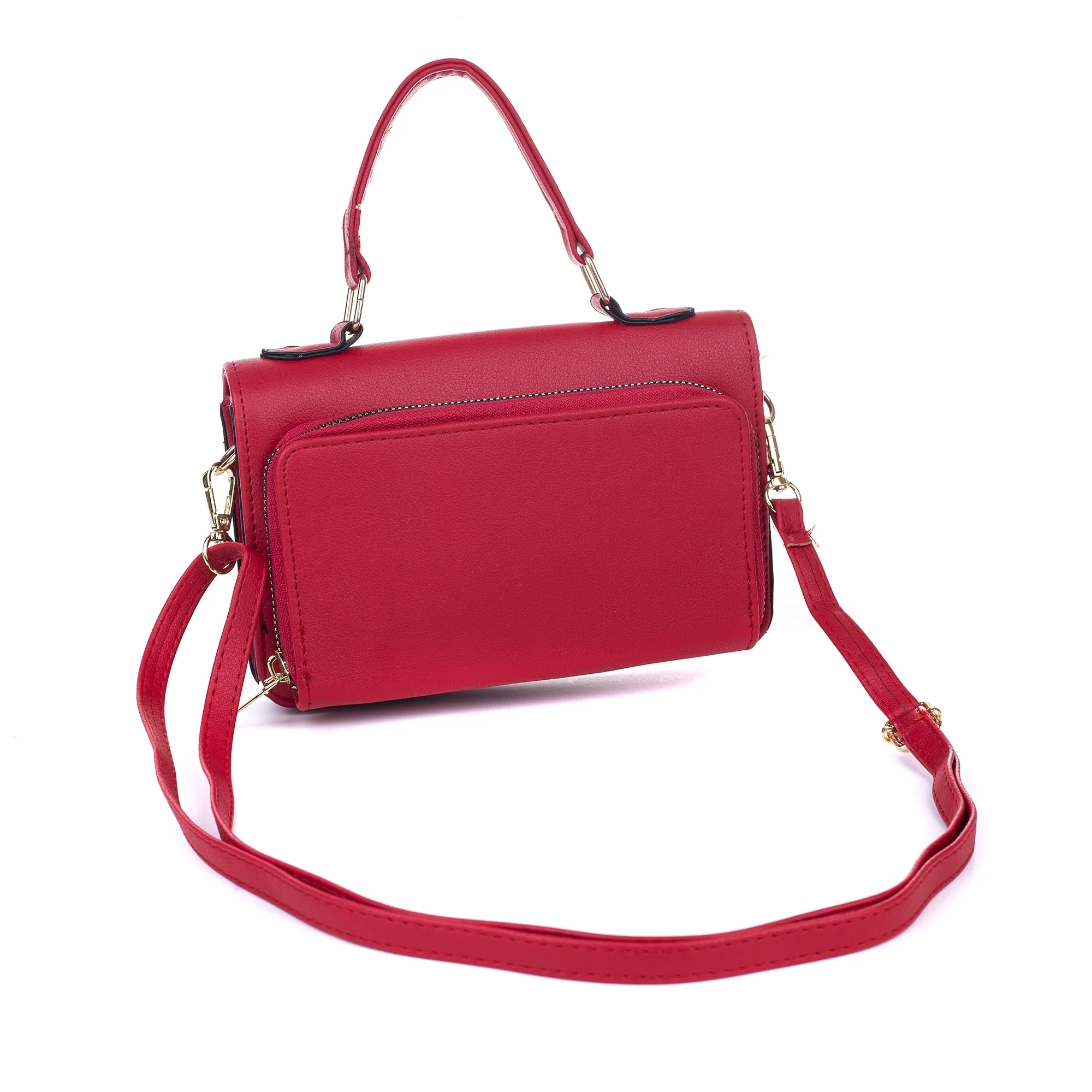 Crossbody Phone Bag - Red