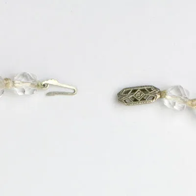 Crystal Bead Art Deco Necklace