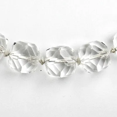 Crystal Bead Art Deco Necklace