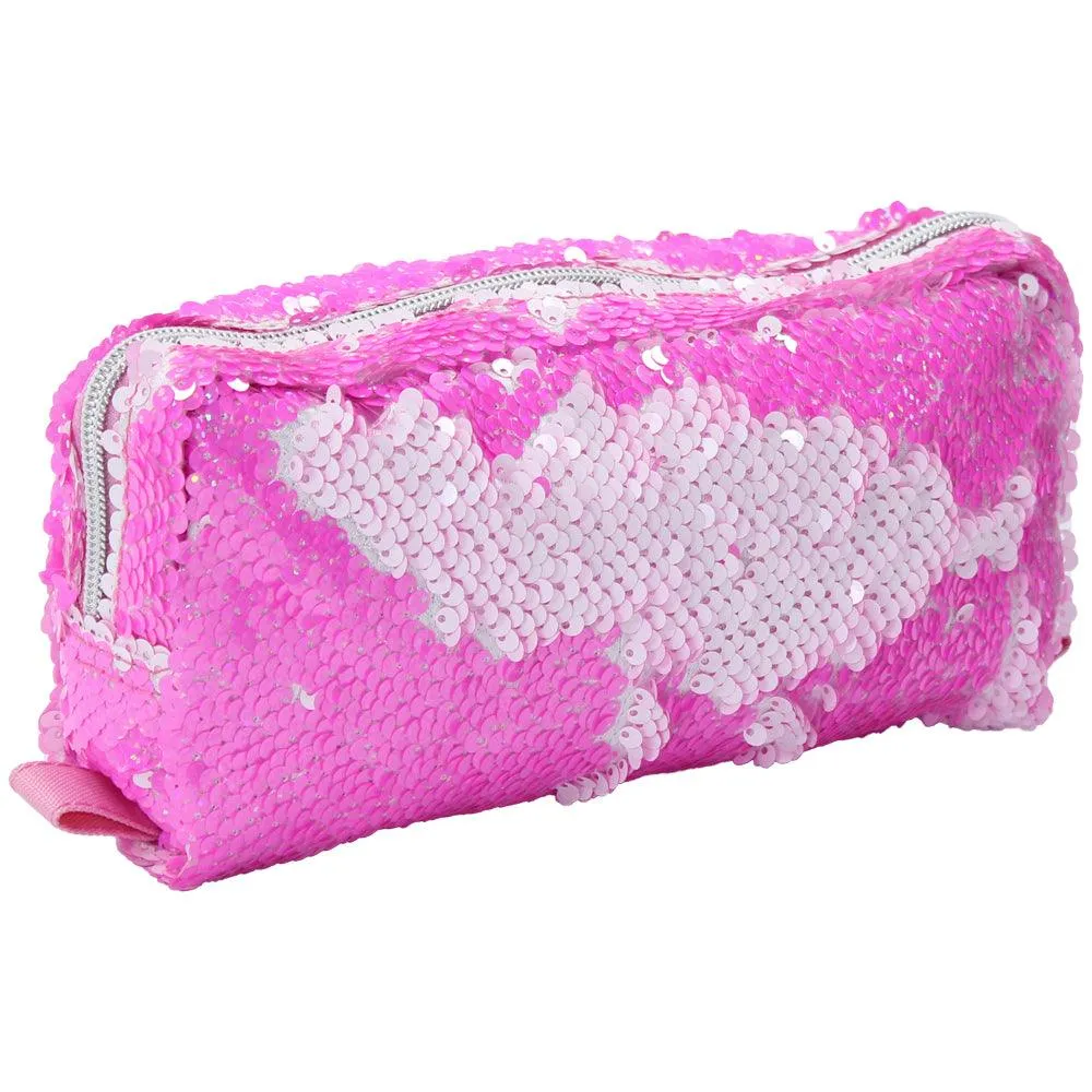 Cubs Pencil Pouch (Pink Sequin)