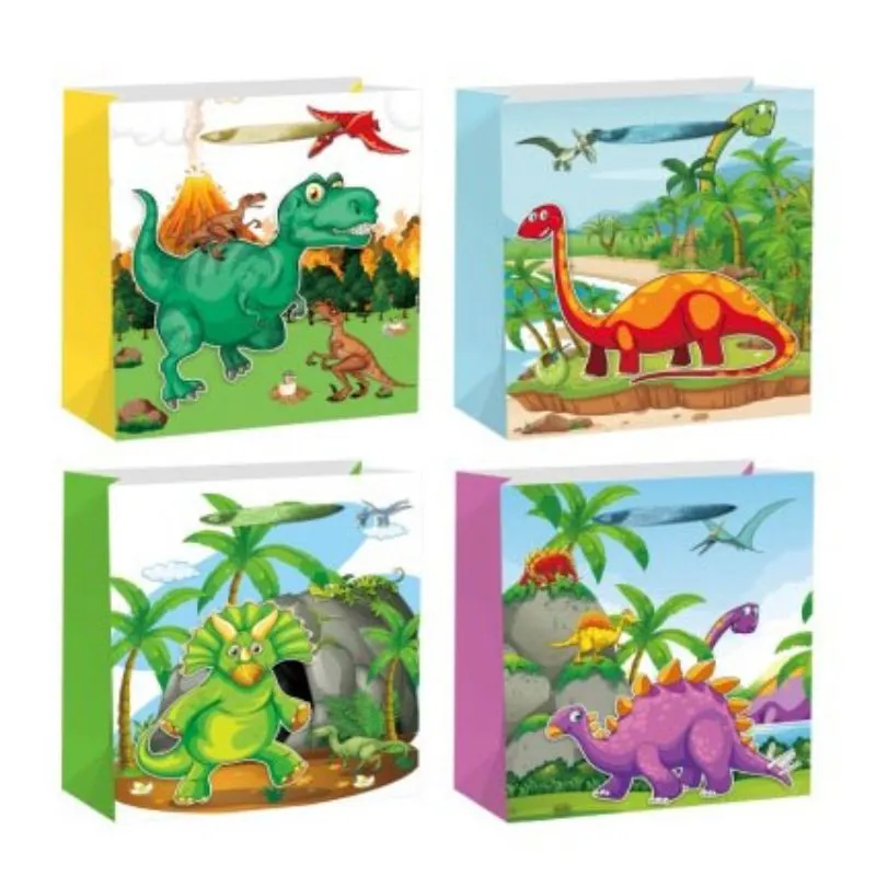 Dinosaur Large Gift Bag - 26cm x 32cm x 10cm