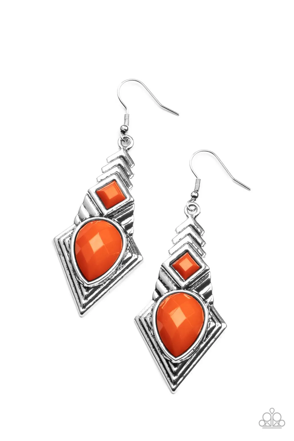 Earrings Stylishly Sonoran - Orange E2228