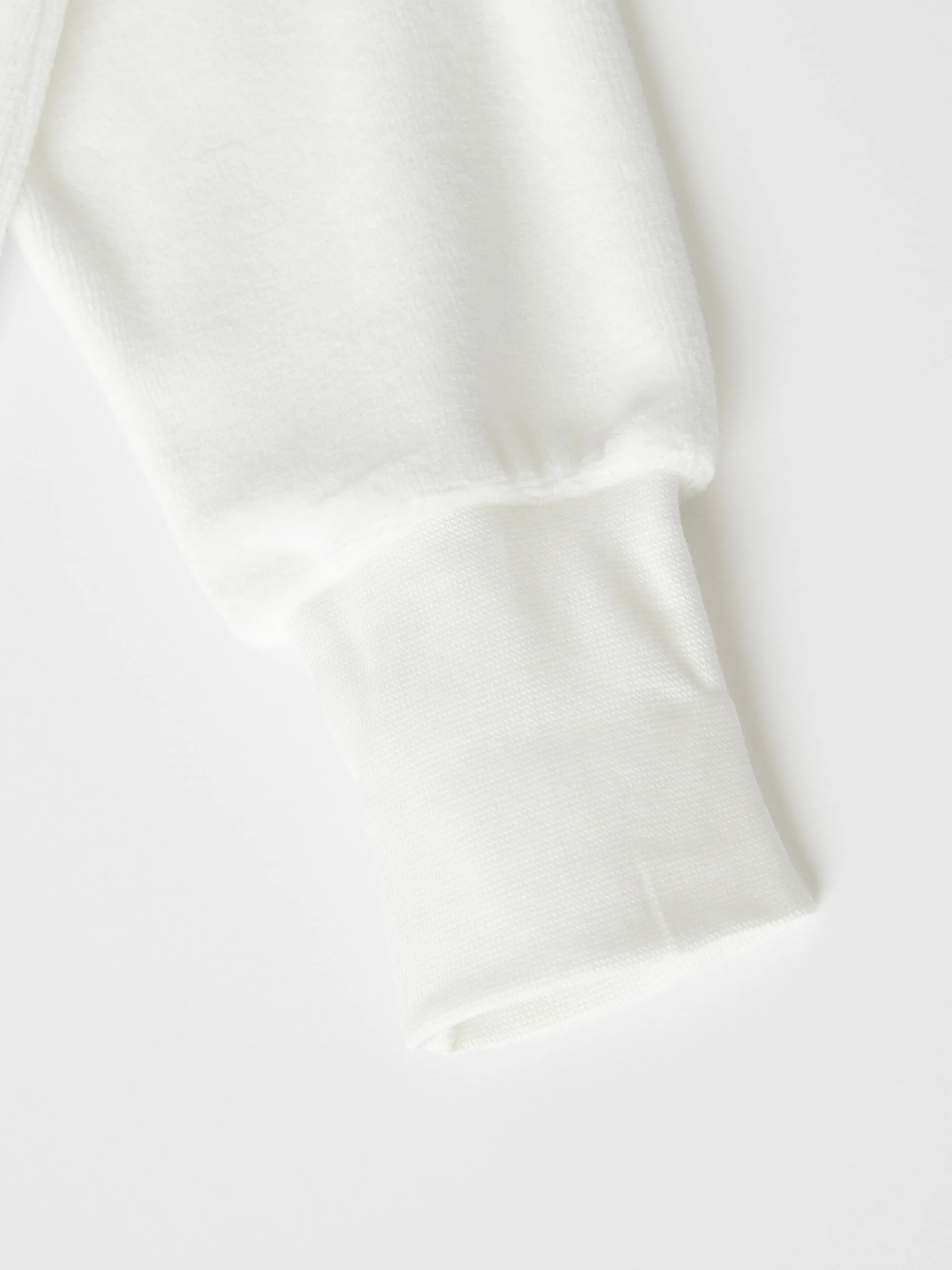 Embroidered Bear Velour Baby Top