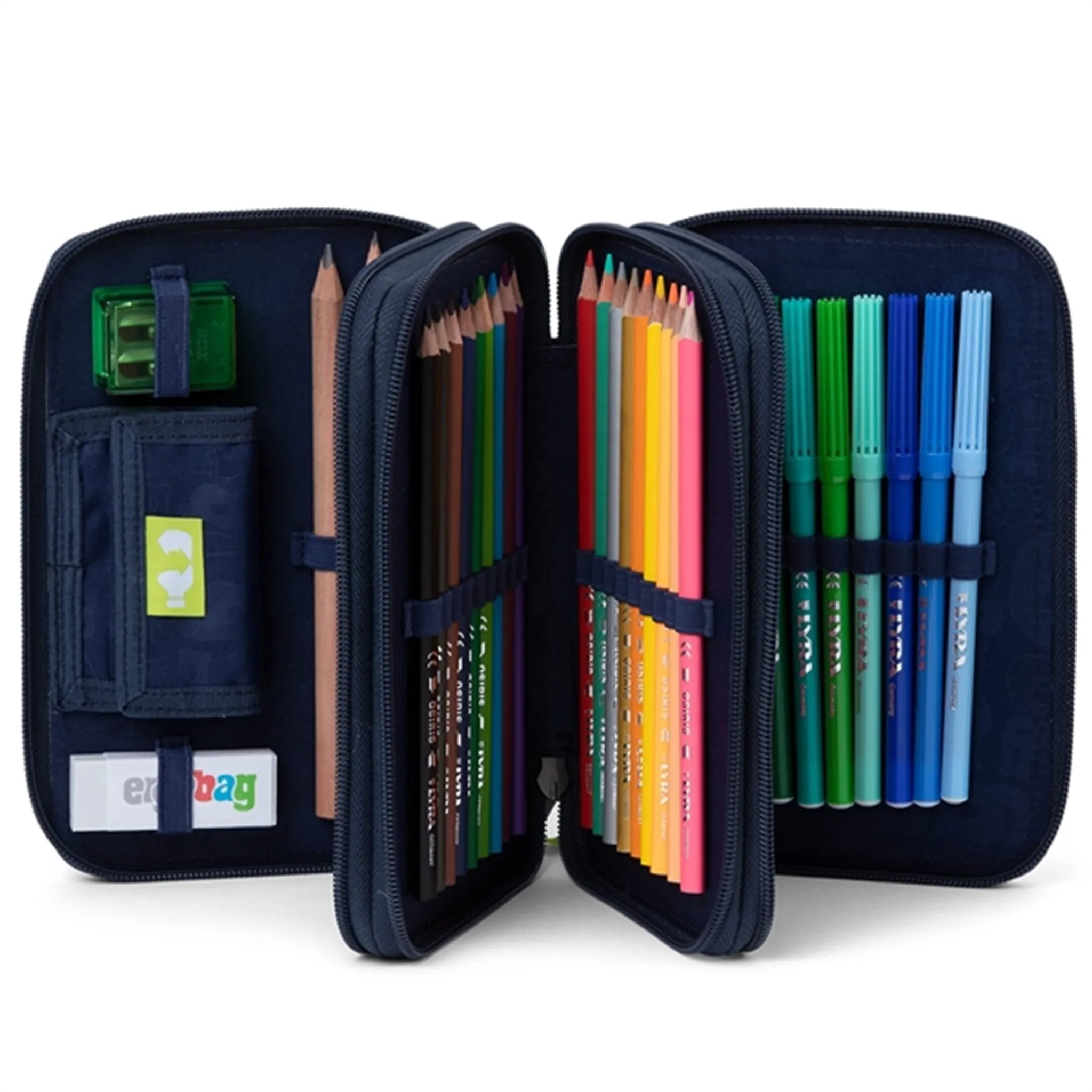 Ergobag Maxi Hard Pencil Case HarvestBear