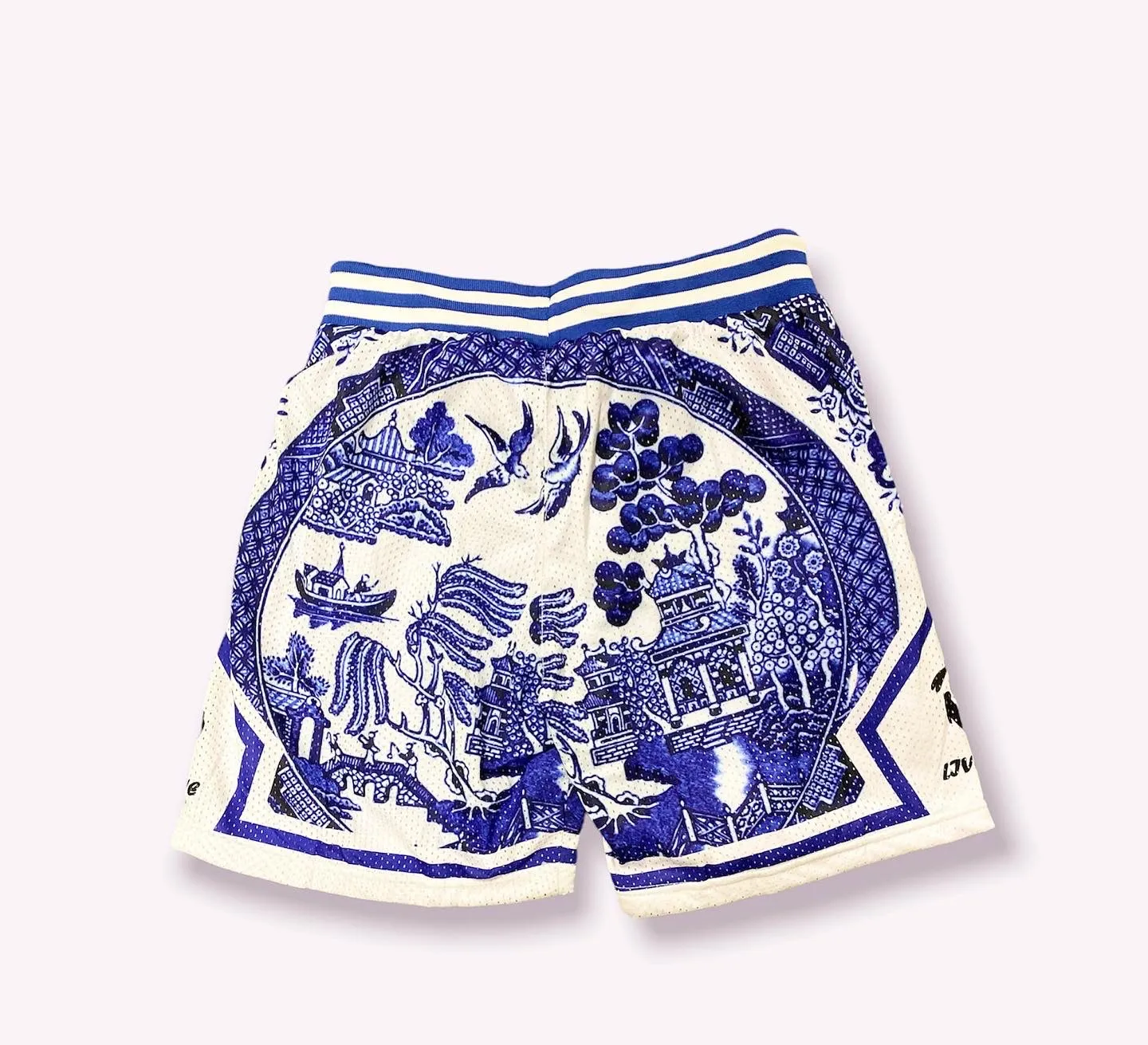 Fine China Graphic Shorts