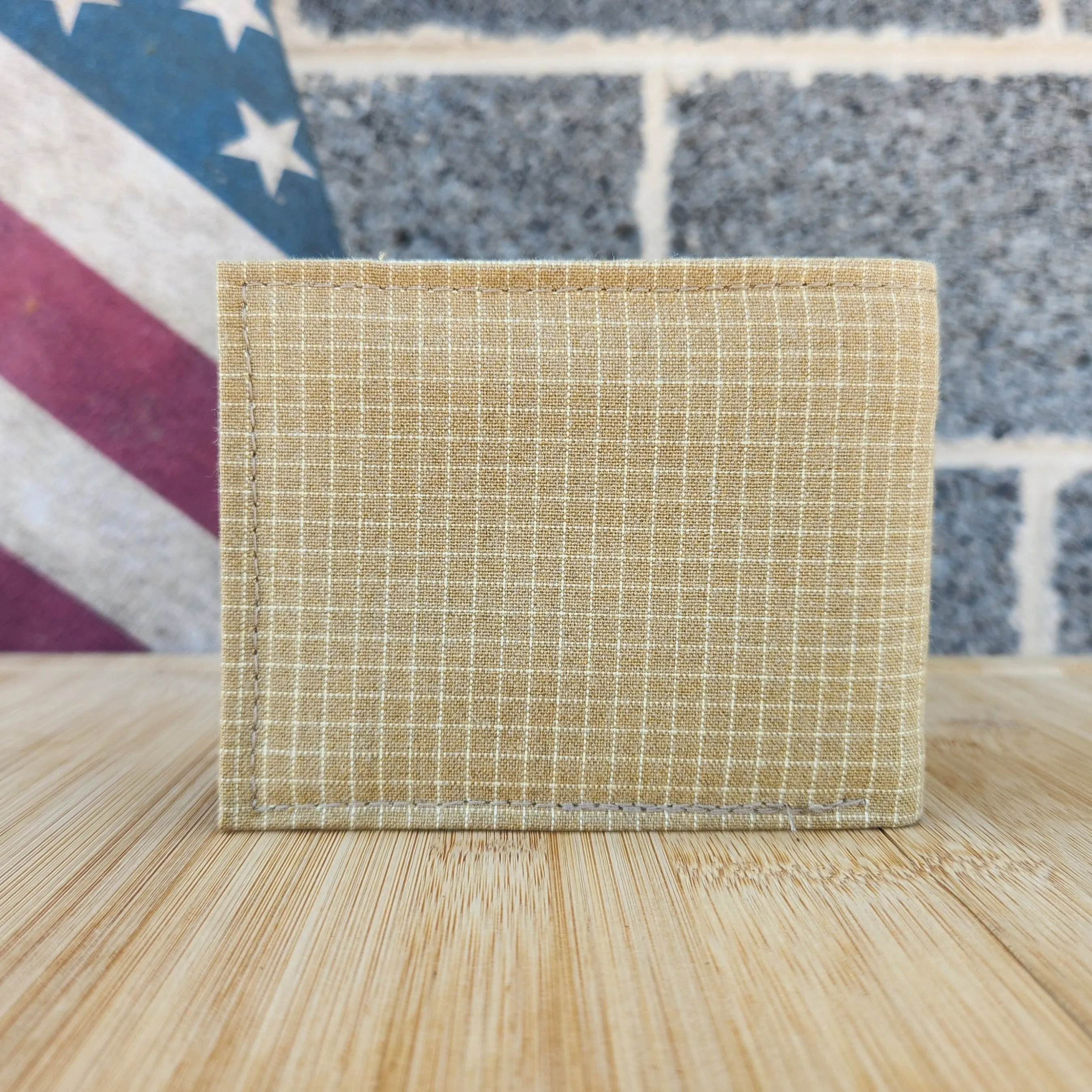 Firefighter TAN Turnout Out Gear Captain Wallet