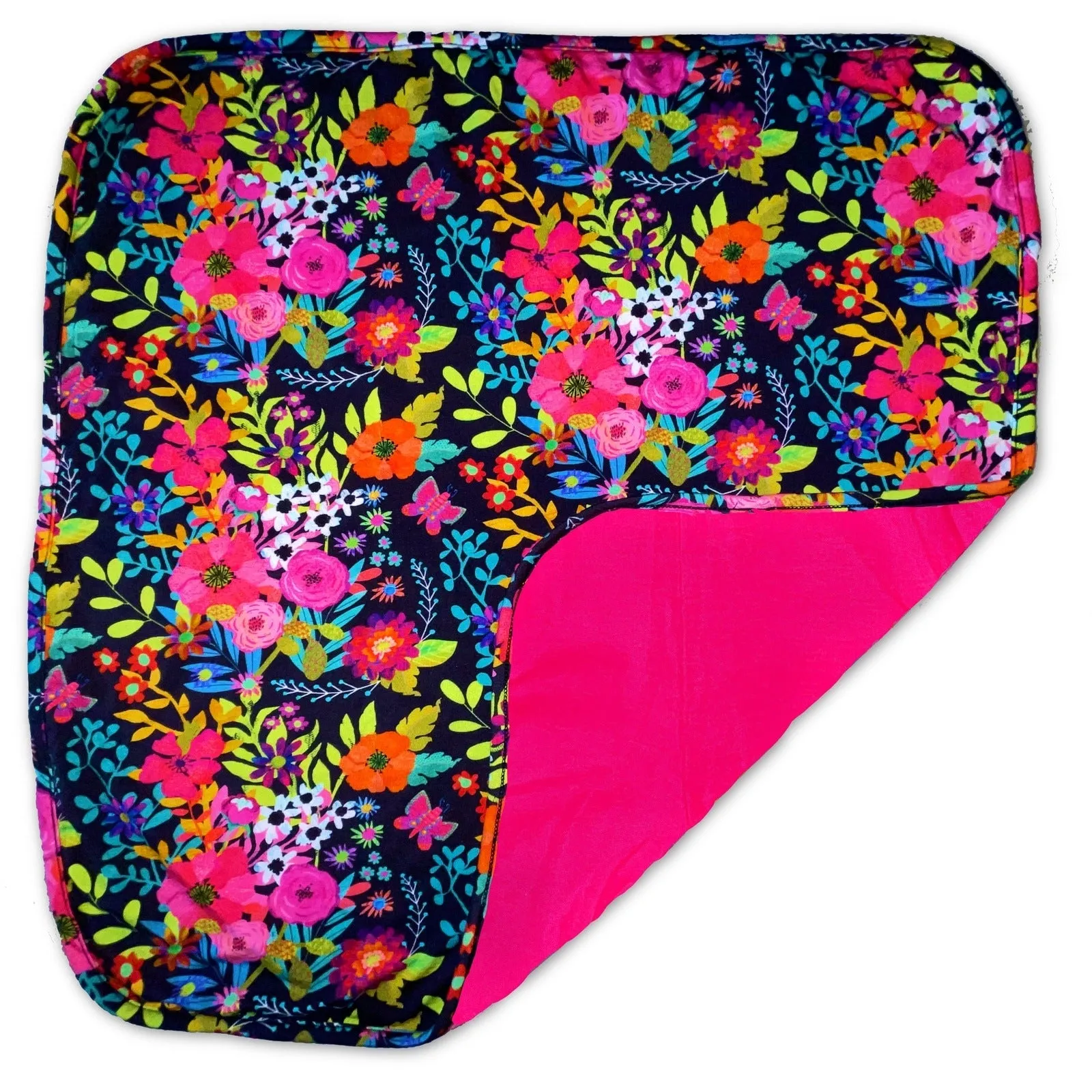 Floral Tapestry | Fuchsia Original Lovey™ Security Blanket