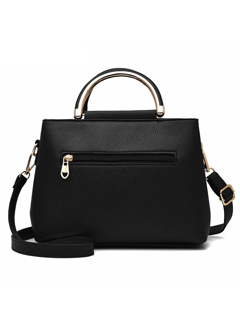 Flowers Shell Women's Tote Leather Clutch Bag