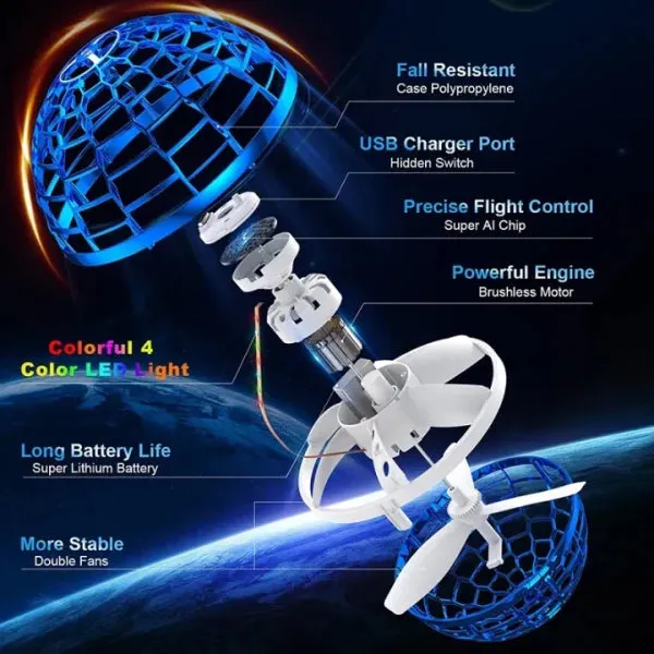 Flying Spinner Fidget Toys Flying Ball Toy