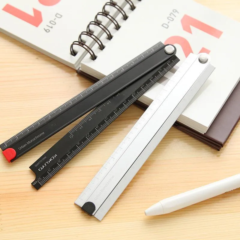 Foldable Aluminum Ruler - Kokuyo